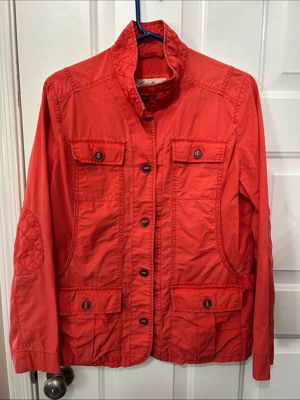 Eddie Bauer Women's Bright Red/Bright Coral Utility Field Jacket